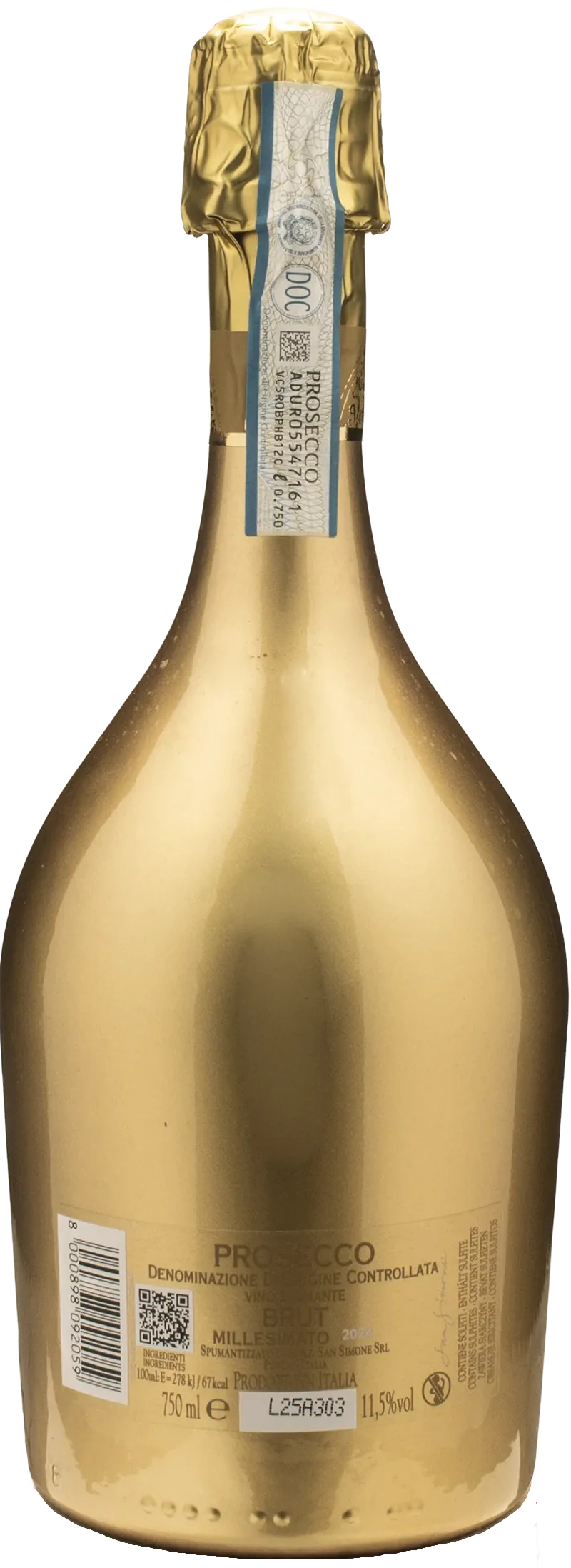 San Simone Prosecco Perlae Naonis Gold Edition Brut Millesimato 2024