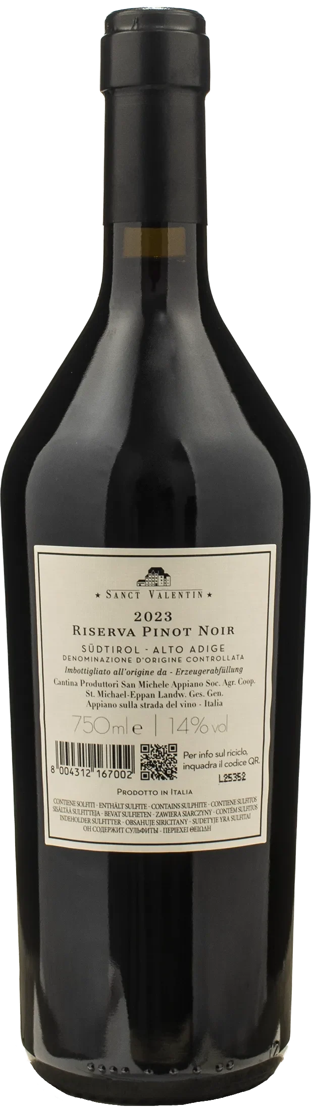 San Michele Appiano Sanct Valentin Pinot Nero Riserva 2023
