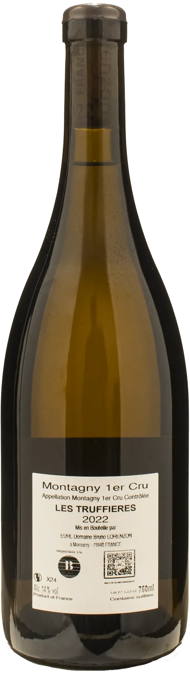 Bruno Lorenzon Montagny 1er Cru Les Truffieres 2022