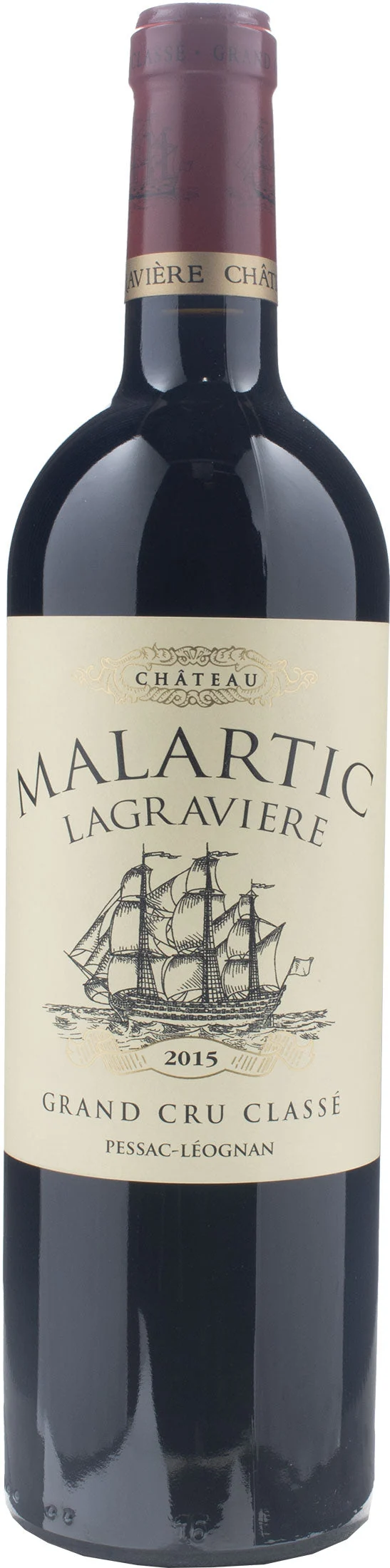 Chateau Malartic Lagraviere Pessac Leognan Grand Cru Classe des Graves Rouge 2015
