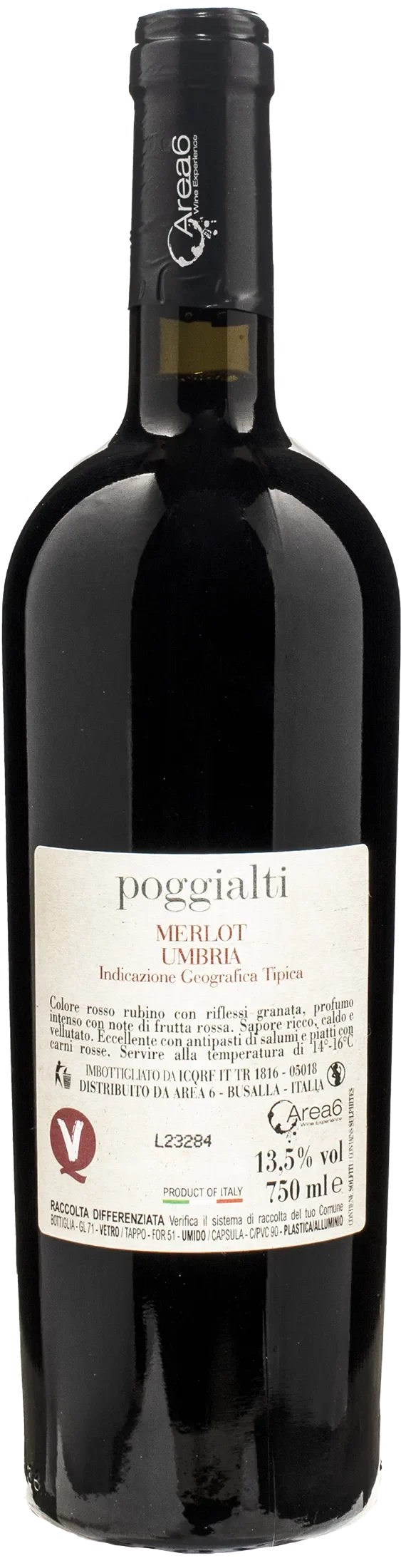 Poggialti Merlot Umbria 2022