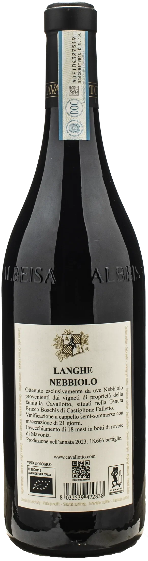 Cavallotto Langhe Nebbiolo 2023
