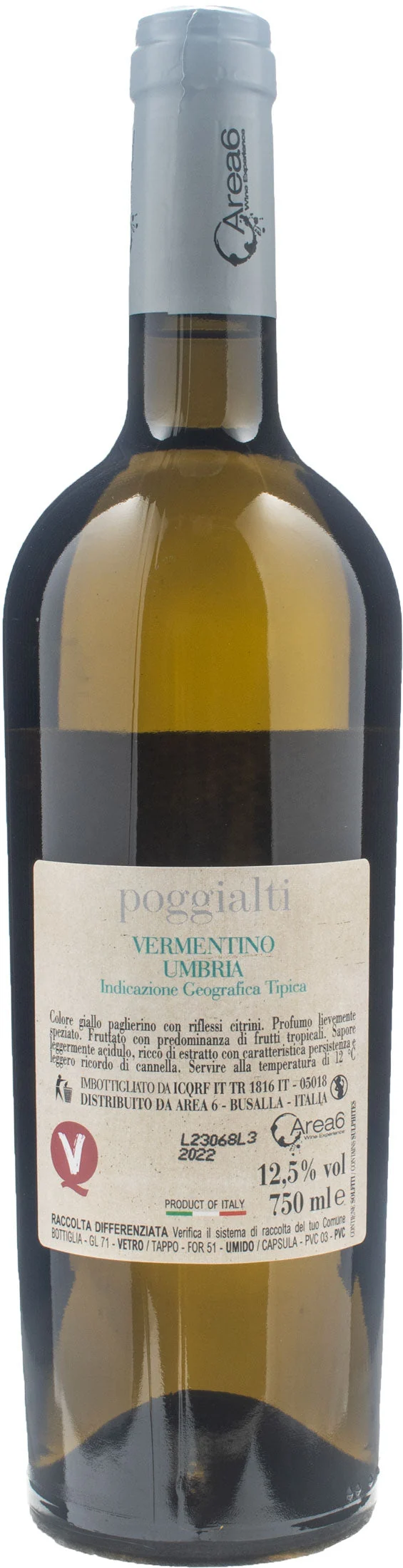 Poggialti Vermentino Umbria 2022