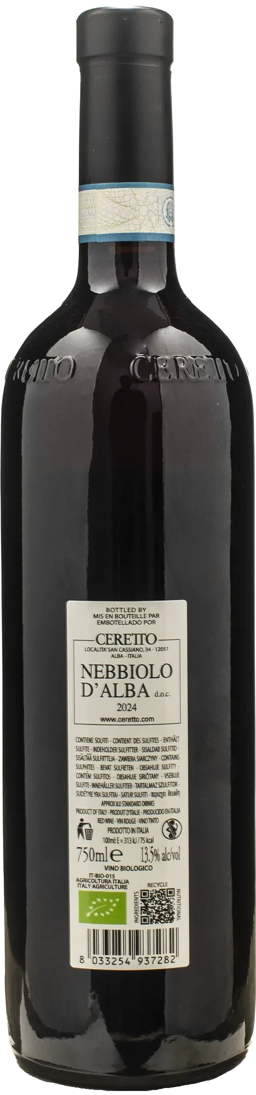 Ceretto Nebbiolo d'Alba Bernardina 2024