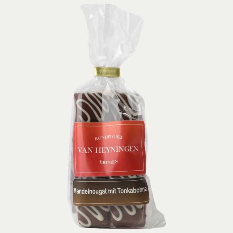 Mandel-Nougat Pralinen mit Tonkabohne – 8 Stück – 100 g