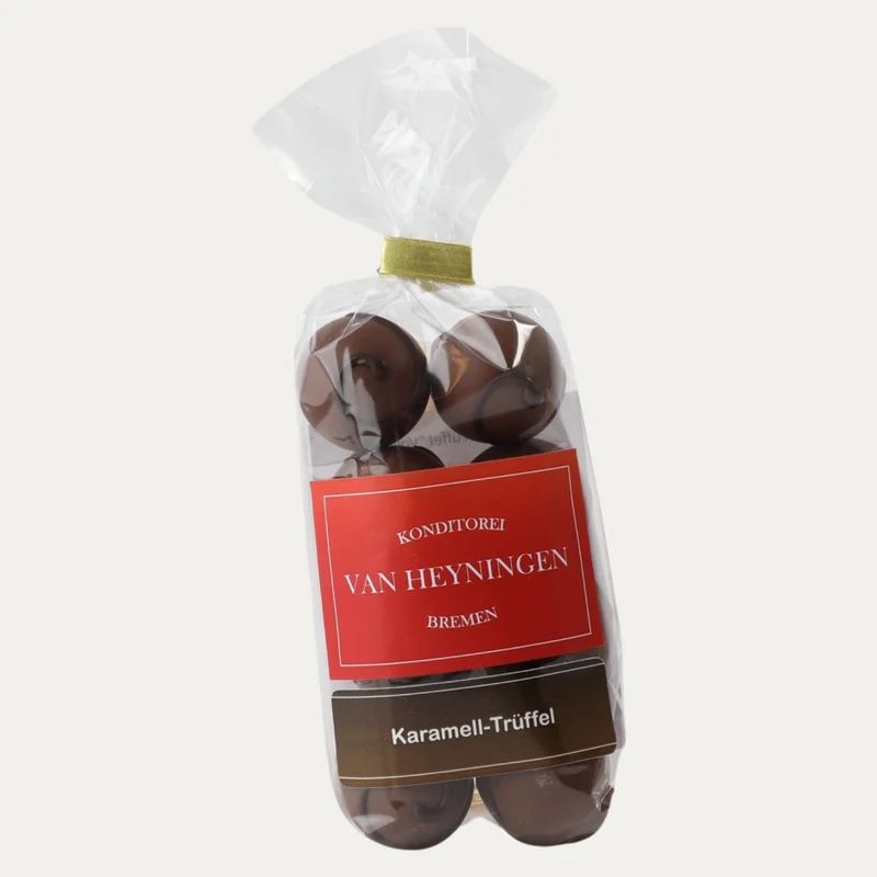 Karamell-Trüffel Vollmilch Pralinen – 8 Stück – 100 g