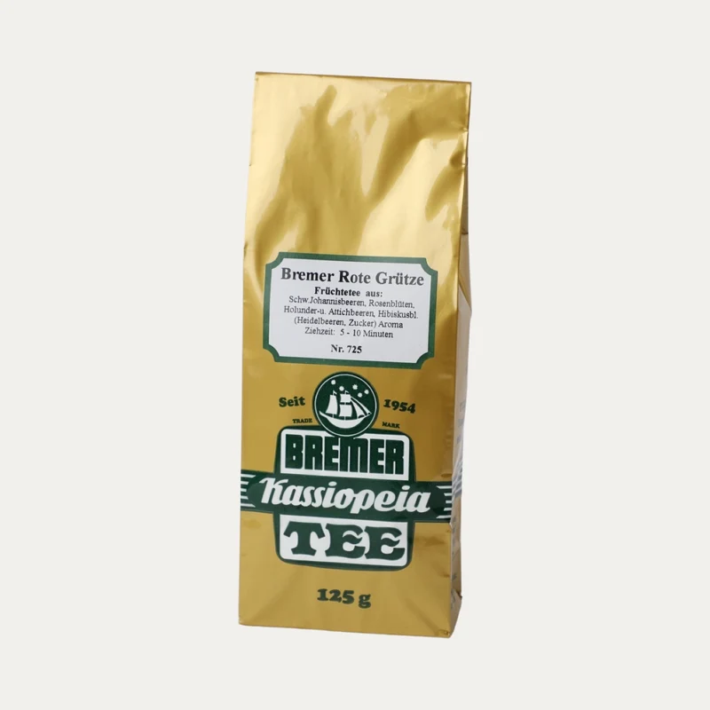 Bremer Rote Grütze Tee – Kassiopeia – 125 g