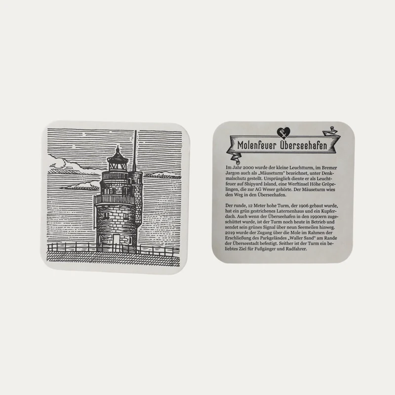 Bierdeckel-Set 12 x – Bremen