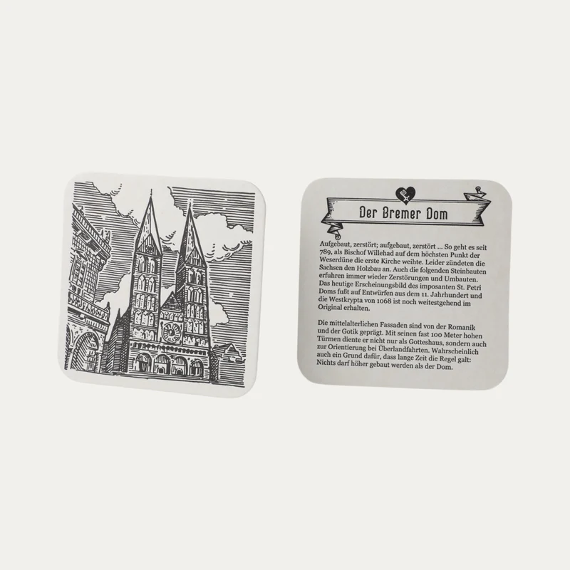 Bierdeckel-Set 12 x – Bremen