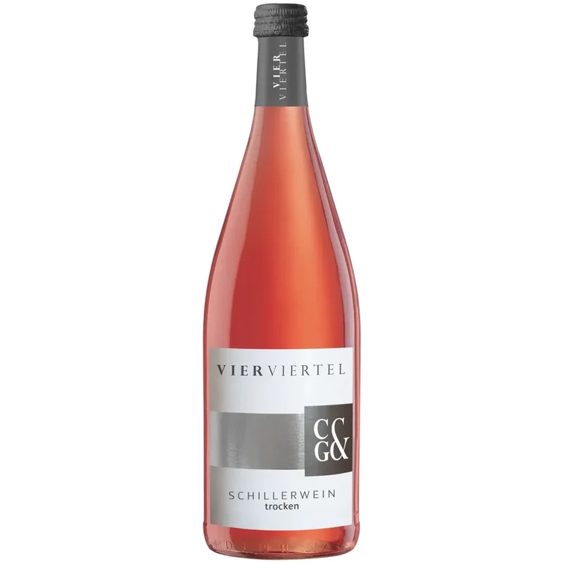 Weingärtner Cleebronn-Güglingen, VierViertel Schillerwein MEHRWEG 2024 Rose