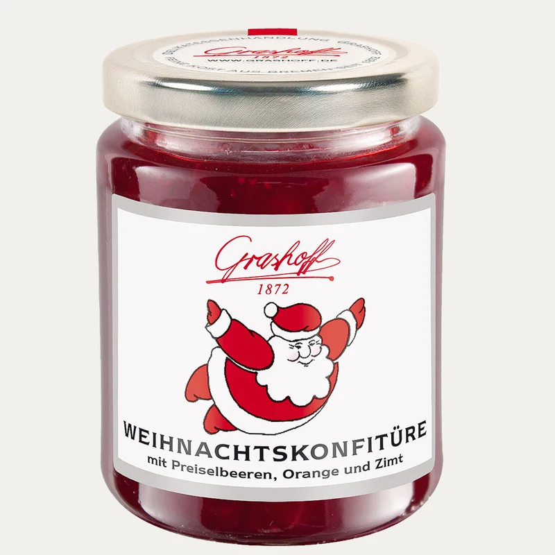 Weihnachtskonfitüre – Fruchtaufstrich Grashoff – 250 g