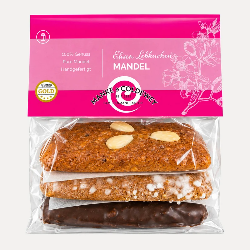 Mandel Elise – verschiedene Sorten – 3 Stück – 210 g