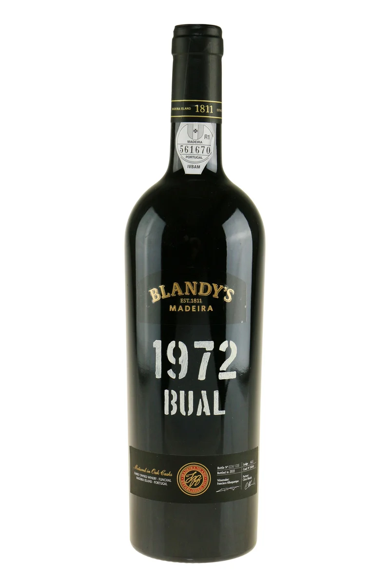 Blandy's Vintage Bual 1972 Bottled 2022