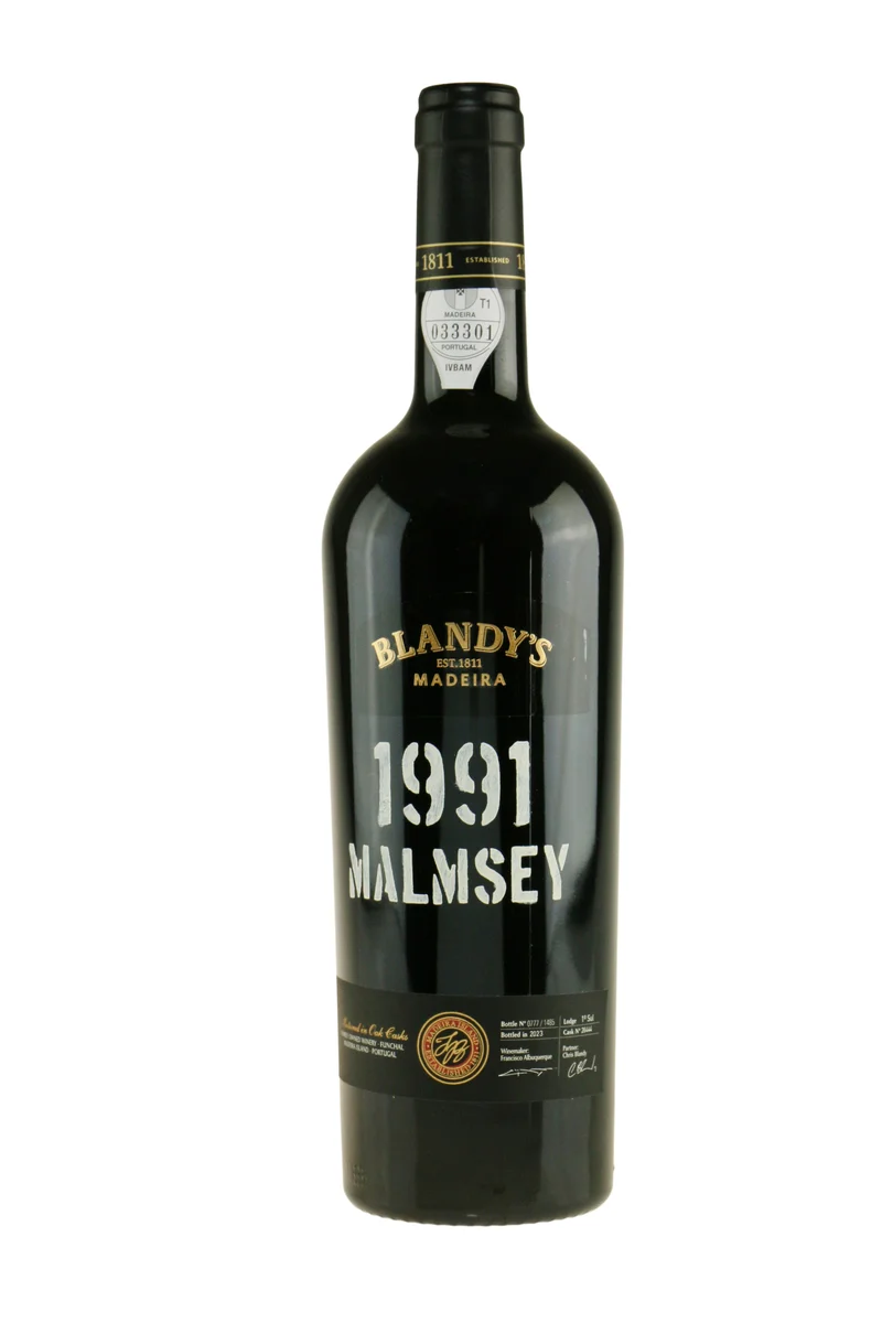 Blandy's Vintage Malmsey 1991 Bottled 2023
