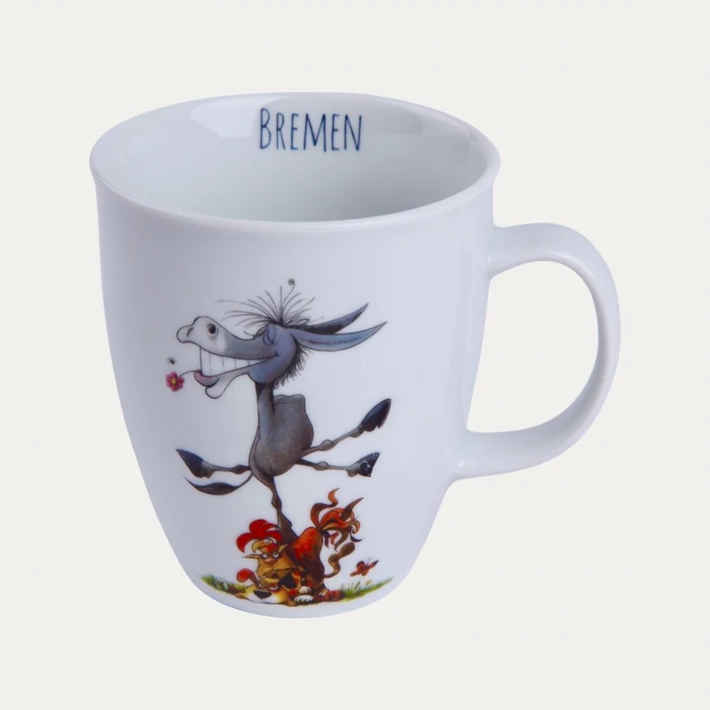 Kaffeebecher / Teebecher – Stadtmusikanten – Ernsting-Originals