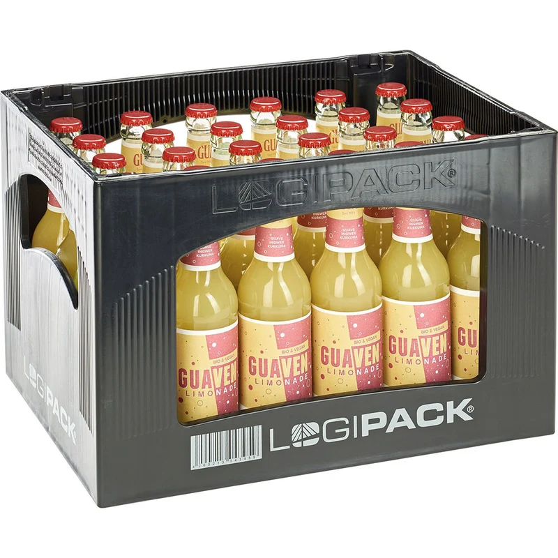 GUA Guave-Ingwer-Kurkuma Limo BIO & VEGAN 24x 0,33 Liter (MEHRWEG)