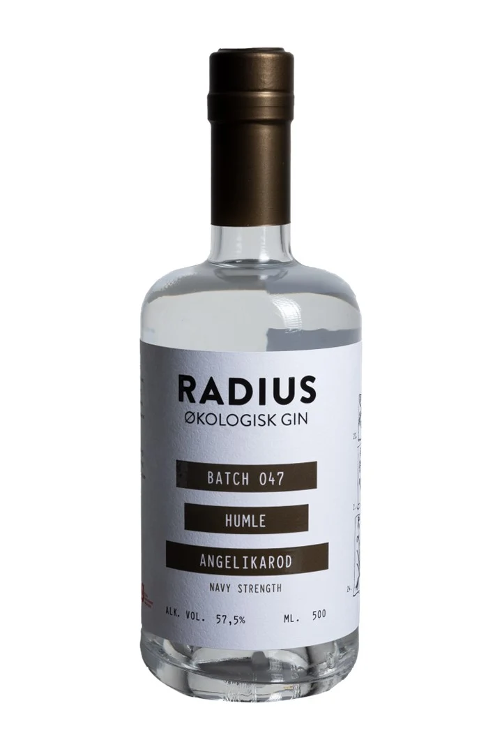 Radius Gin 047 Humle Angelikarod Navy Strength ØKO