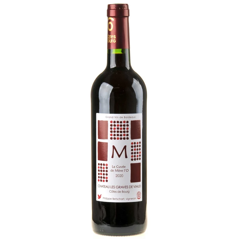 Château les Graves de Viaud Côtes de Bourg La Cuvée de Mère L'O 2020 Bio