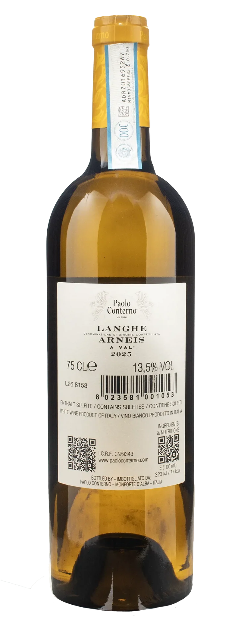 Paolo Conterno Langhe Arneis A Val 2025