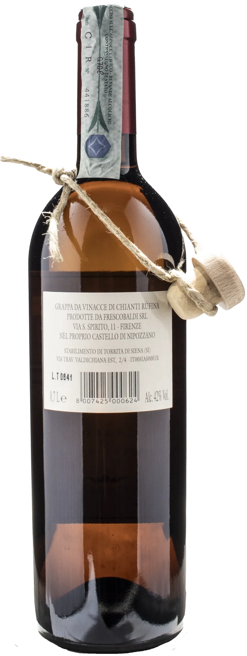 Catello di Nipozzano Grappa di Chianti Ruffina 0.7L