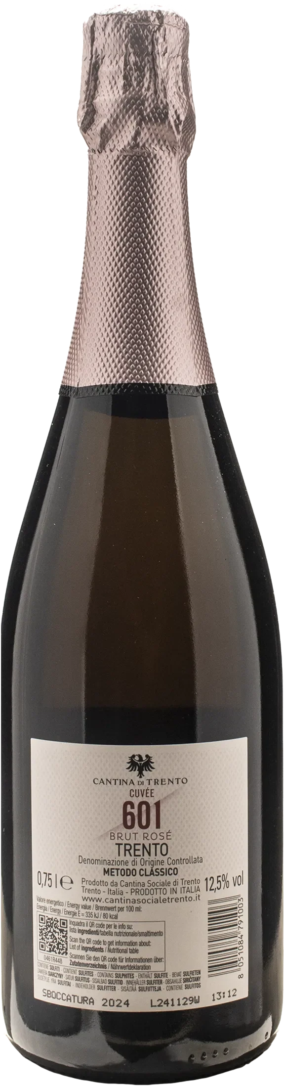 Cantina Sociale di Trento Trento Cuvee 601 Brut Rosè