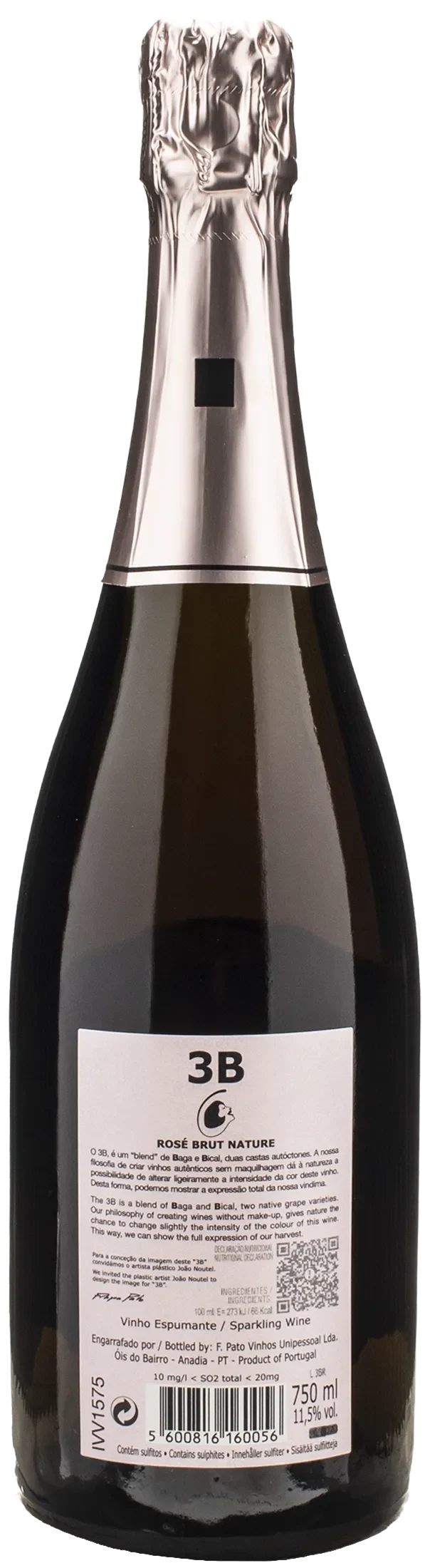 Filipa Pato 3B Rosè Brut Nature
