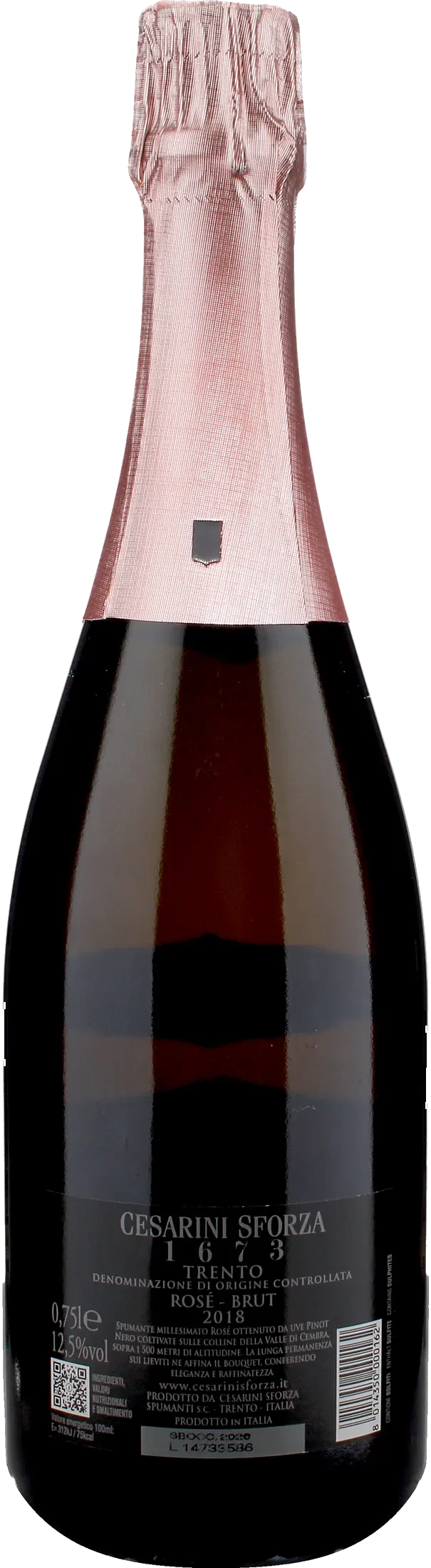 Cesarini Sforza 1673 Trento Brut Rosè 2018