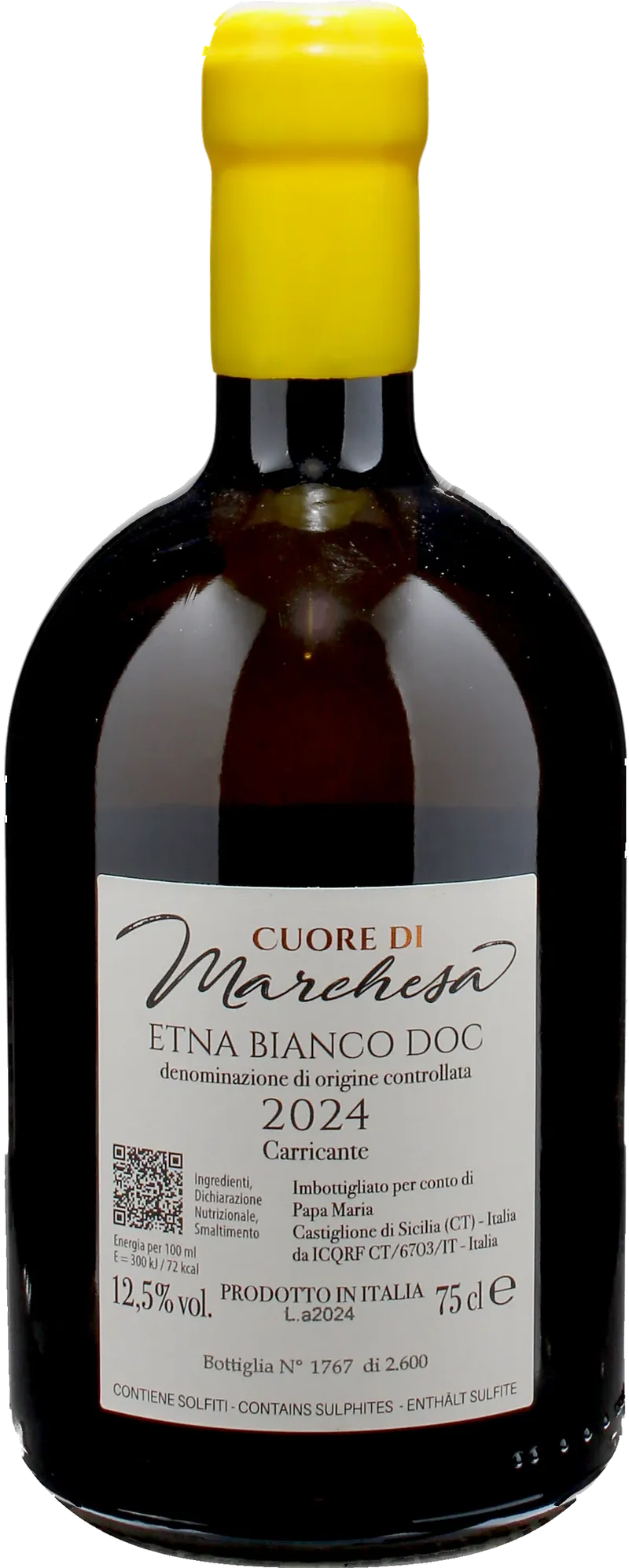 Cuore di Marchesa Etna Bianco 2024