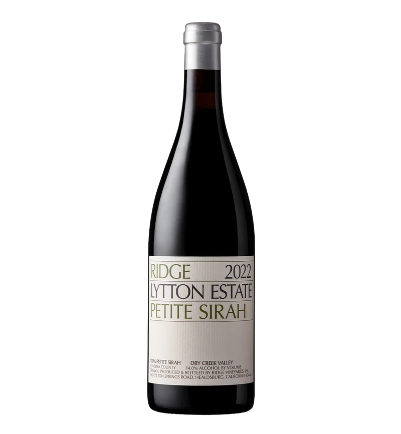 Ridge Vineyards Lytton Estate Petite Sirah 2022