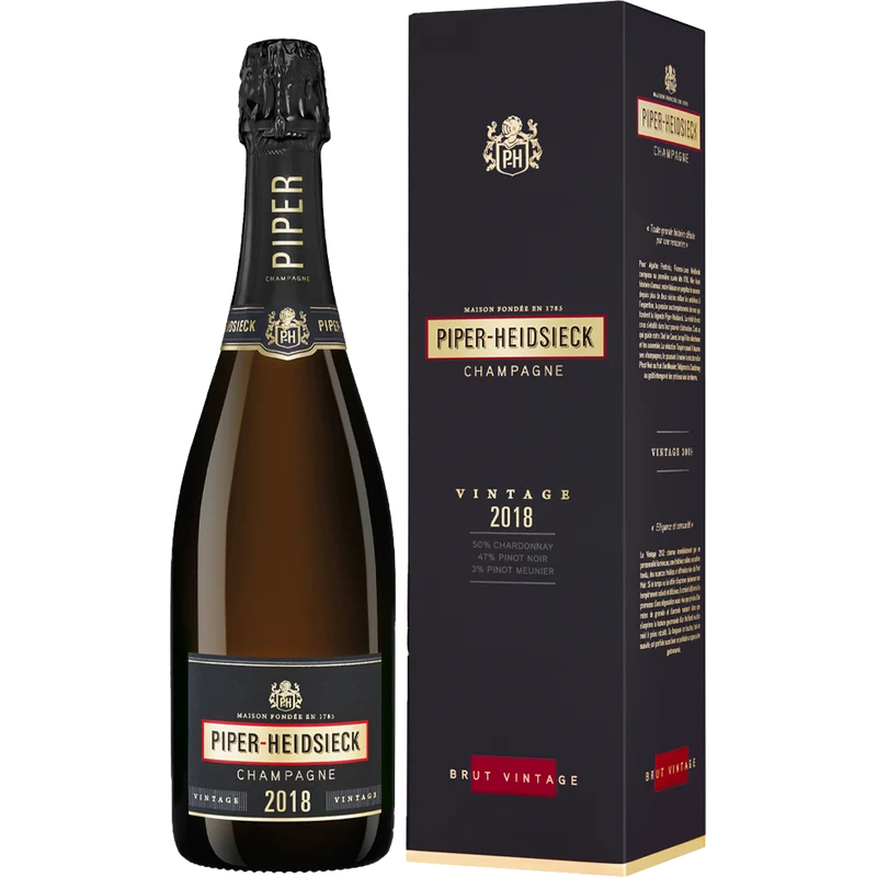 Piper Heidsieck Vintage Brut 2018 GIFTBOX Caviste