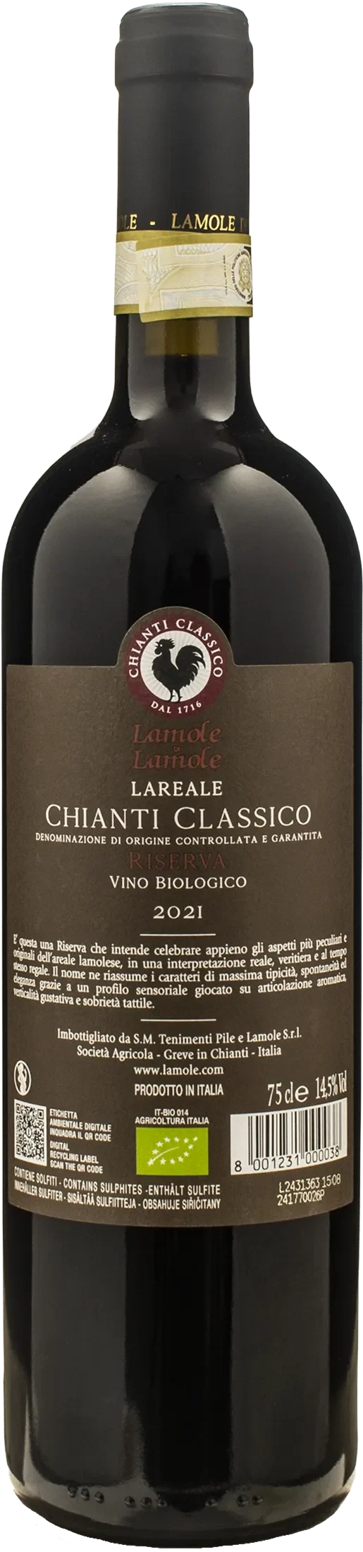 Lamole di Lamole Chianti Classico Lareale Riserva 2021
