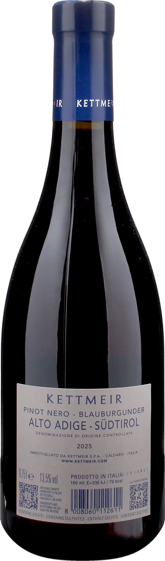 Kettmeir Alto Adige Pinot Nero 2025
