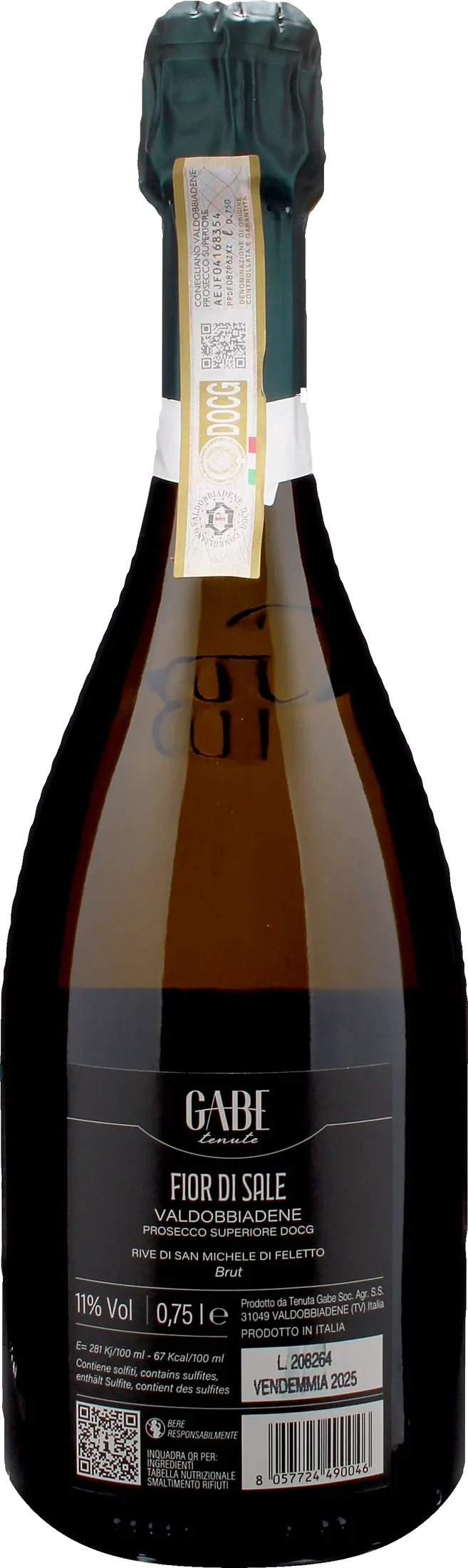 Gabe Conegliano Valdobbiadene Rive di San Michele Fior di Sale Brut 2025