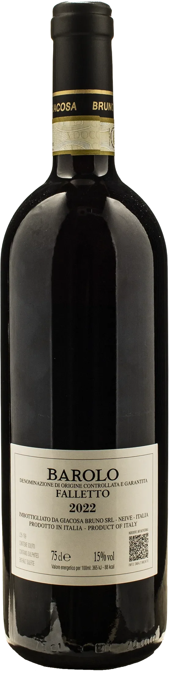Bruno Giacosa Barolo Falletto 2022