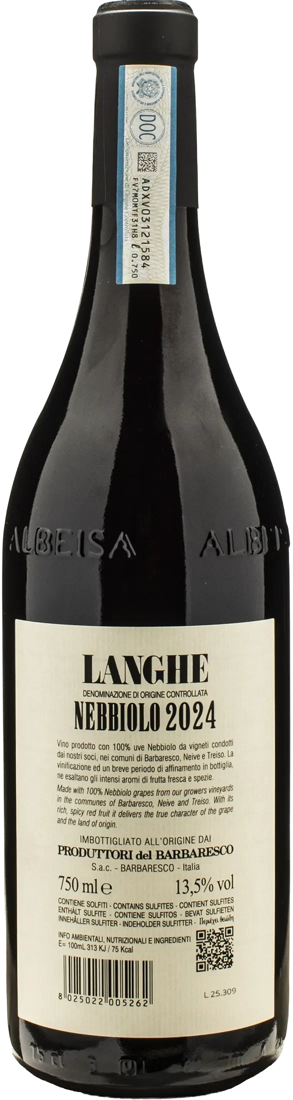 Produttori del Barbaresco Langhe Nebbiolo 2024