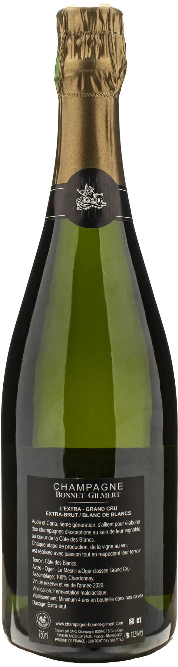 Bonnet Gilmert Champagne Grand Cru Blanc de Blancs L' Extra