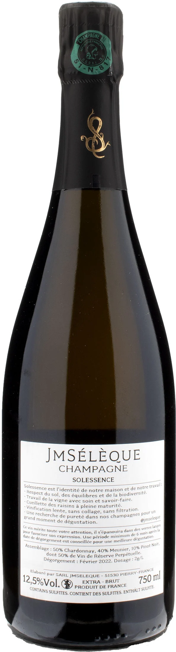 JM Seleque Champagne Solessence Extra Brut