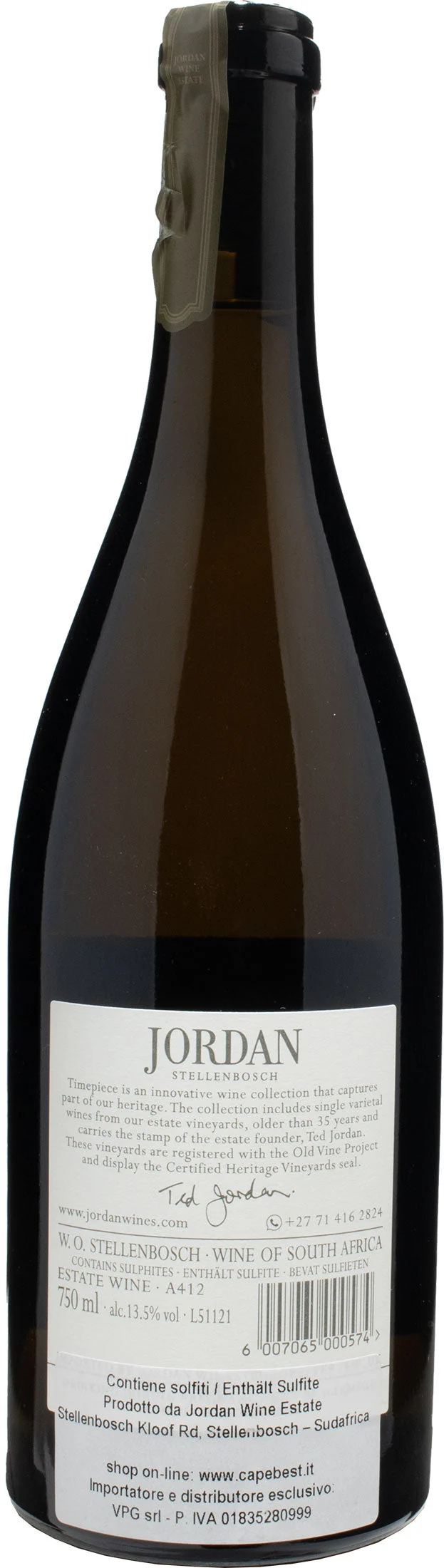 Jordan Timepiece Sauvignon Blanc 2021