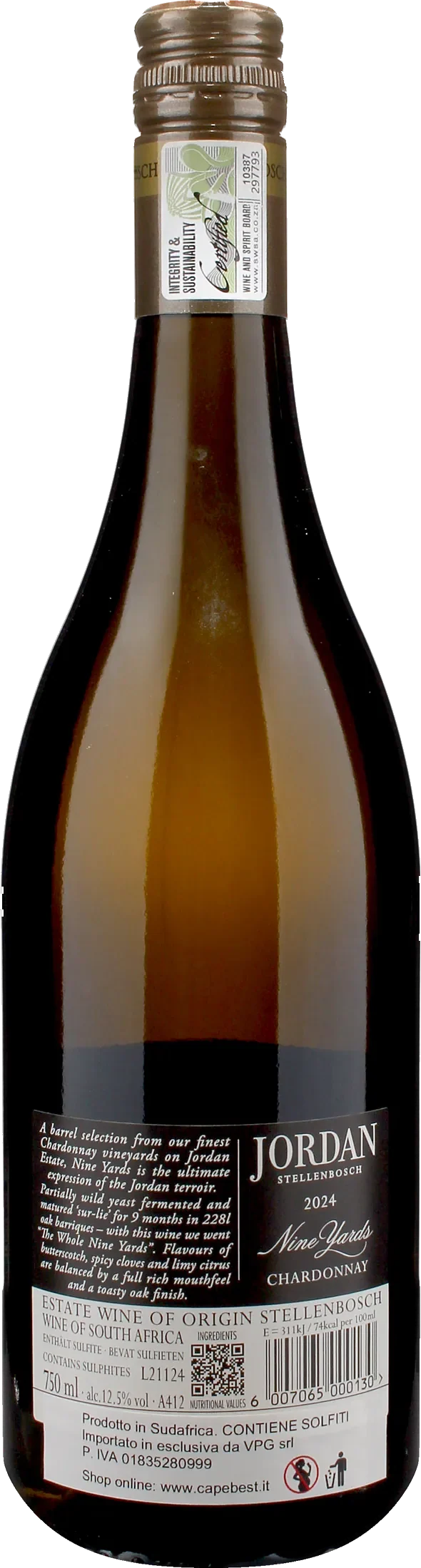 Jordan Nine Yards Chardonnay 2024