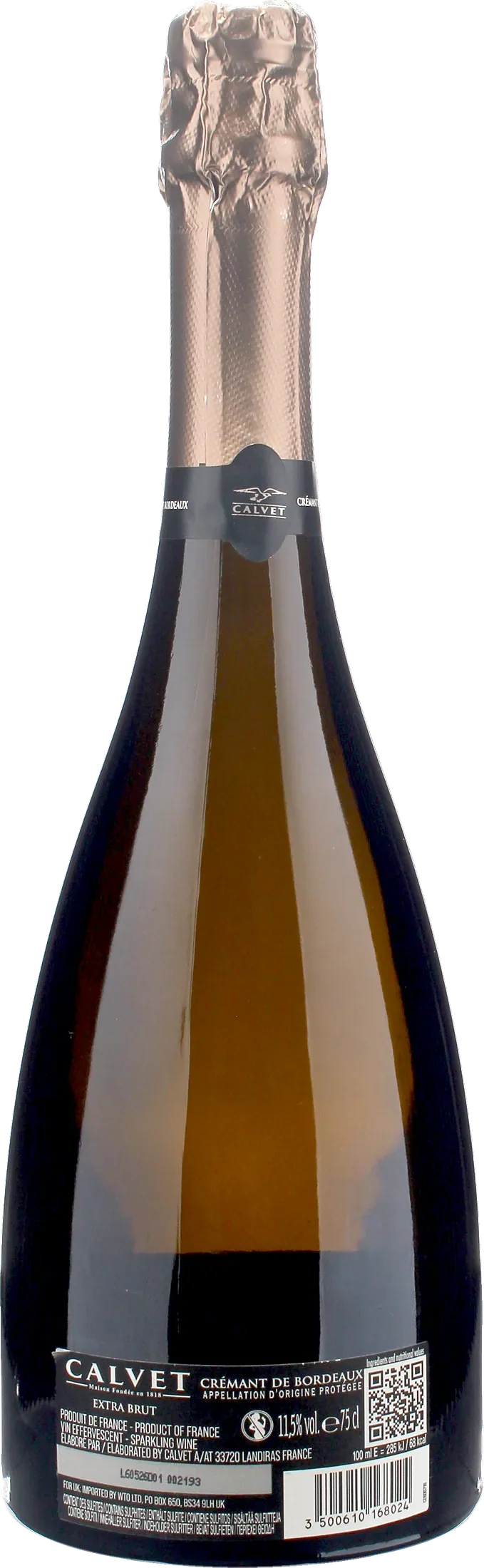 Calvet Cremant de Bordeaux Extra Brut 2024