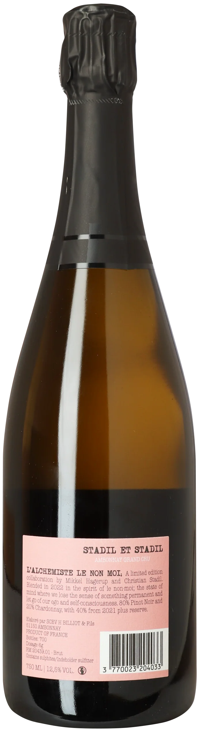 NV L’Alchemiste, Assemblage, Grand Cru, Stadil et Stadil