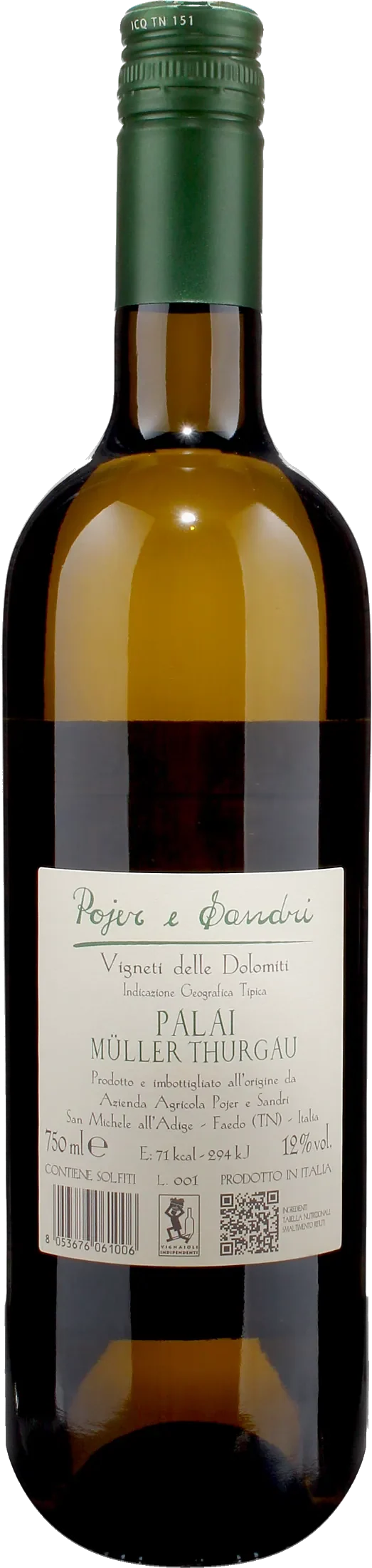 Pojer e Sandri Palai Muller Thurgau 2025