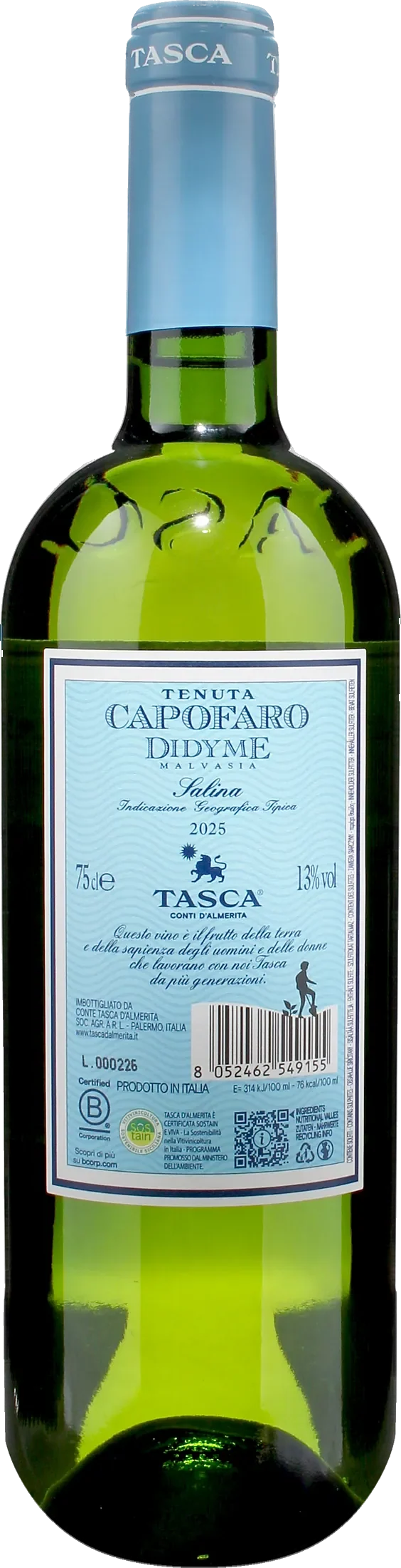 Tenuta Capofaro Salina Malvasia Didyme 2025