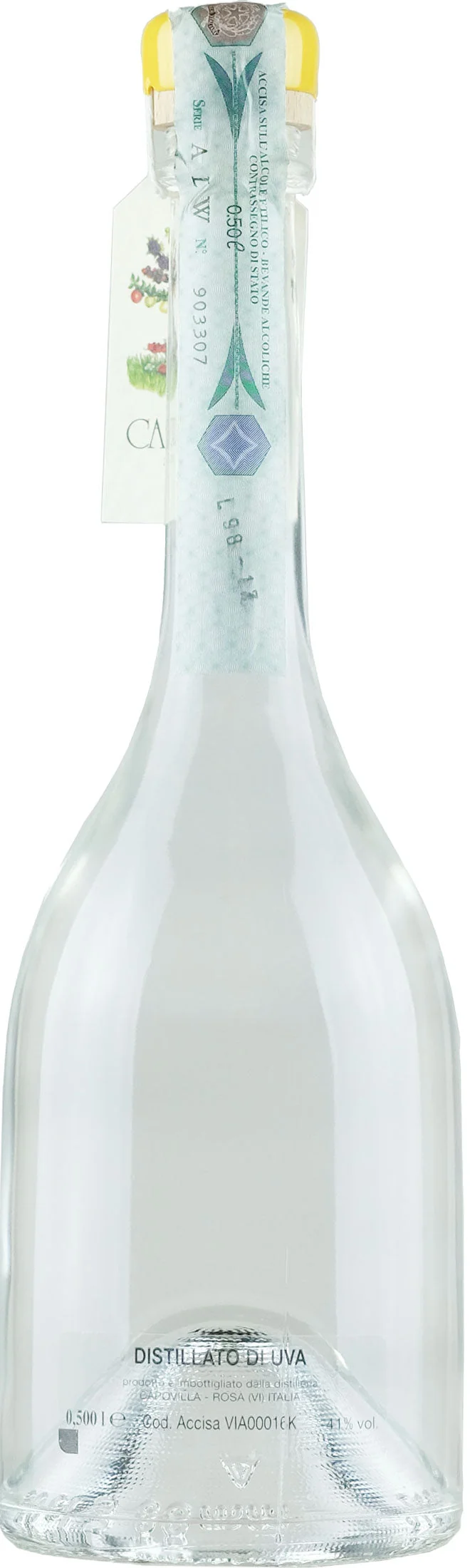 Capovilla Distillato Moscate Grape Fior d'Arancio 0.5L