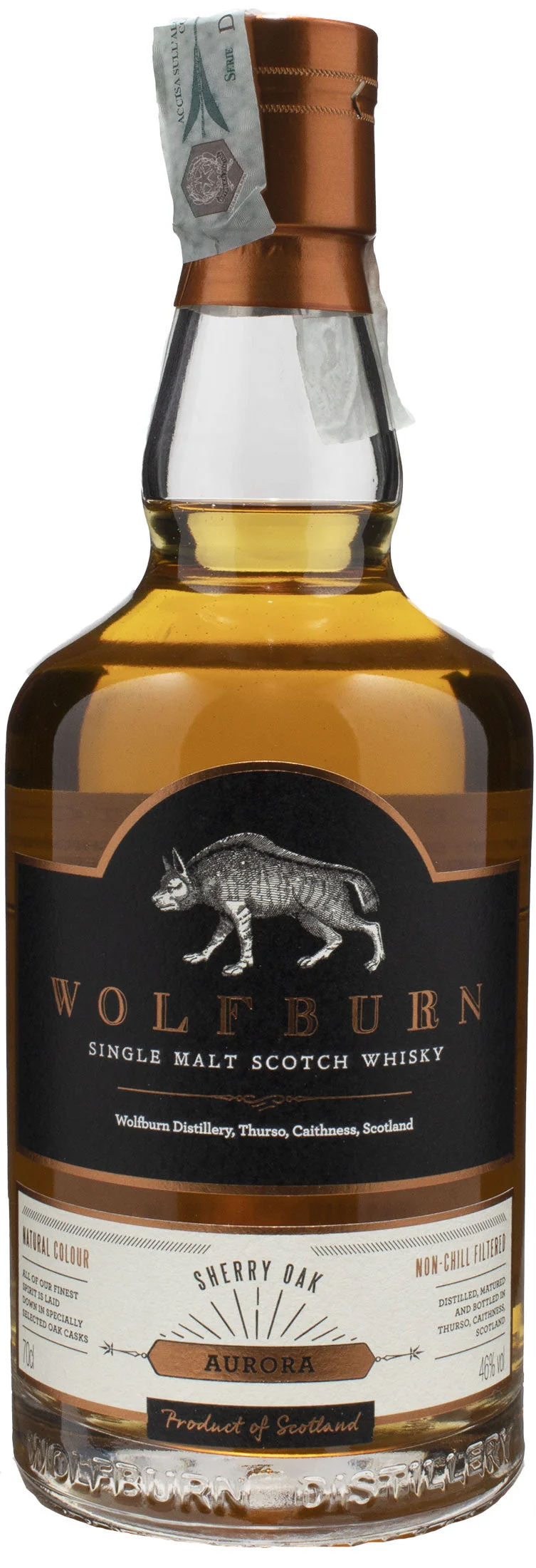 Wolfburn Single Malt Scotch Whisky Aurora Sherry Oak 0.7L