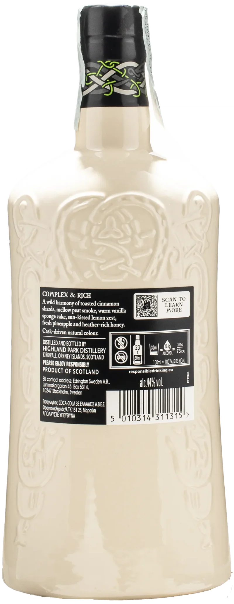 Highland Park Viking Honour Single Malt Scotch Whisky 15 Y.O. 0.7L