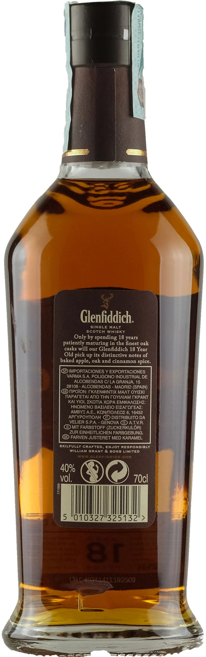 Glenfiddich Whisky 18 Y.O. 0.7L