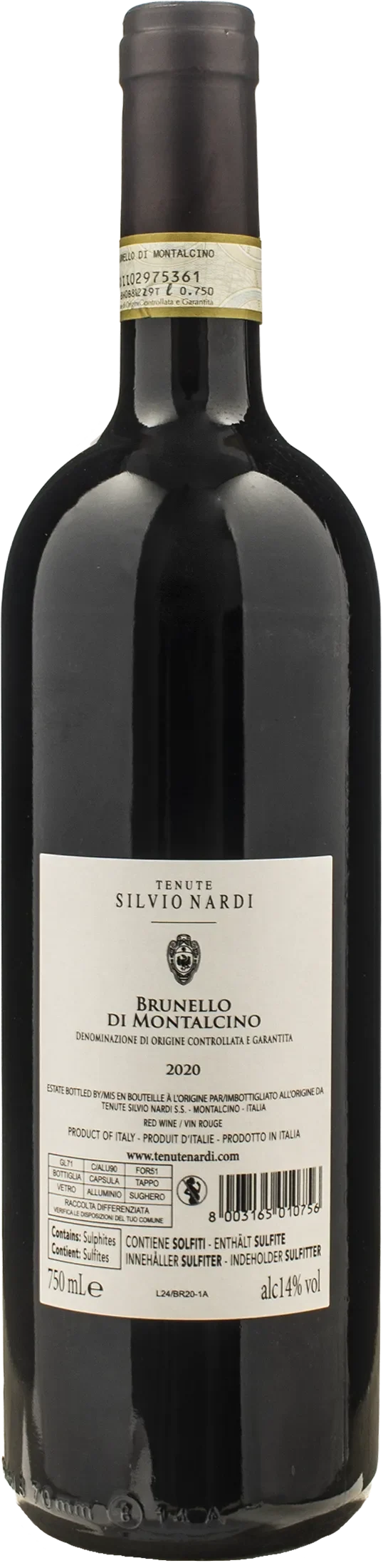 Silvio Nardi Brunello di Montalcino 2020