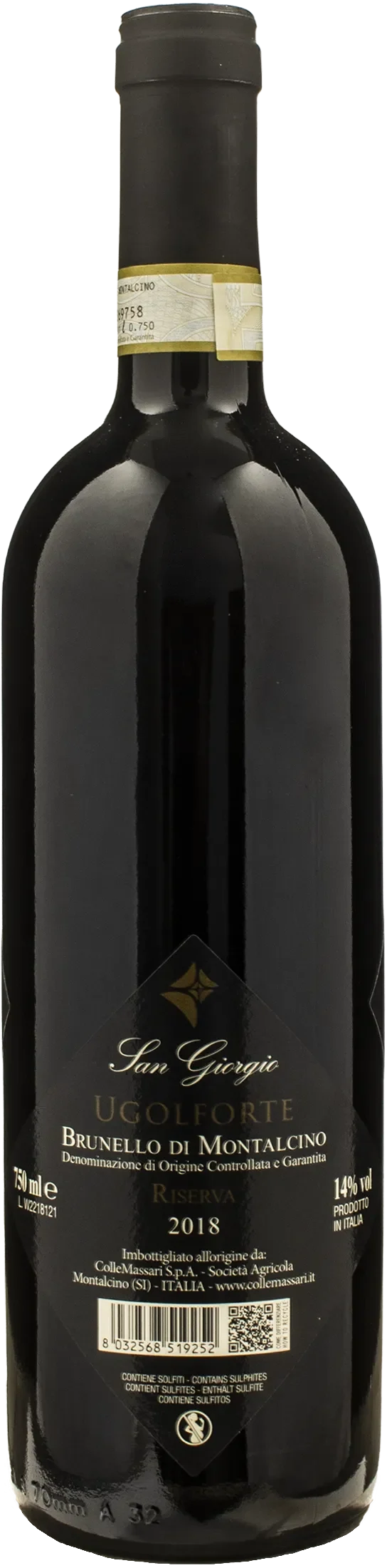 Tenuta San Giorgio Brunello di Montalcino Riserva Ugolforte 2018