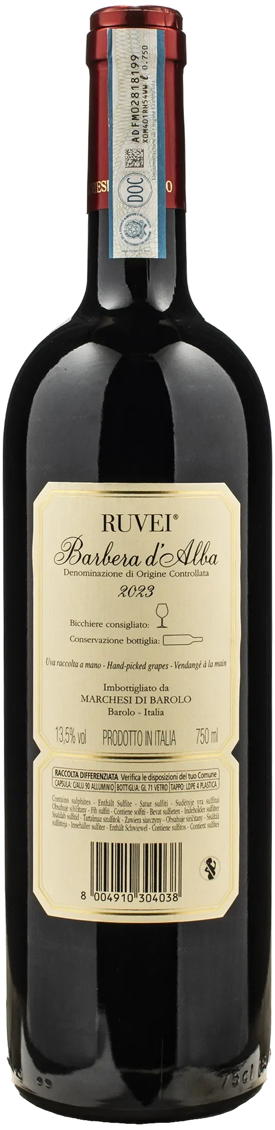 Marchesi di Barolo Barbera d'Alba Ruvei 2023